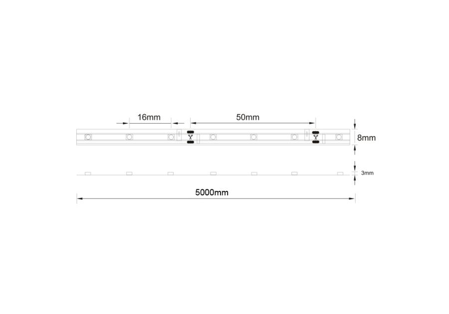 Zdjęcie: Pasek LED 12V 12 W 5 m IP44 POLUX