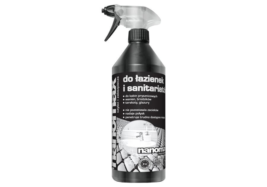 Zdjęcie: Preparat nanomax Professional do Łazienek i Sanitariatów 1 L NANOMAX