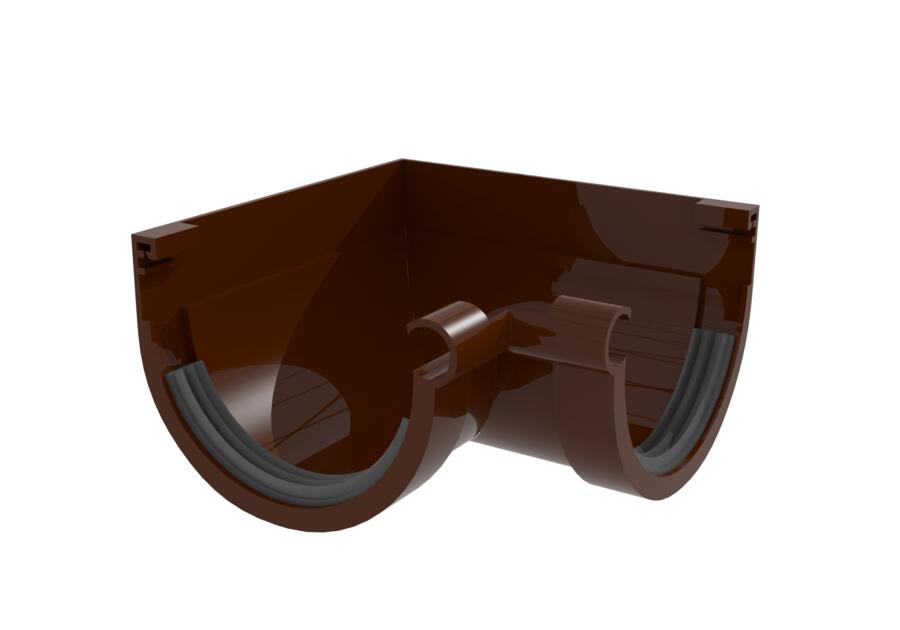 Zdjęcie: Łącznik kątowy wewnętrzny G80 135" brąz SCALA