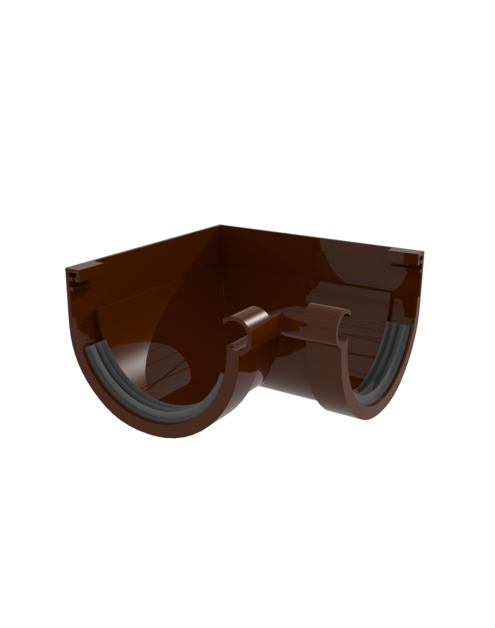 Zdjęcie: Łącznik kątowy wewnętrzny G80 135" brąz SCALA