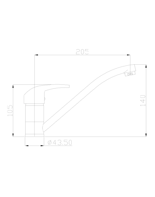 Zdjęcie: Bateria zlewozmywakowa Ava New chrom INVENA