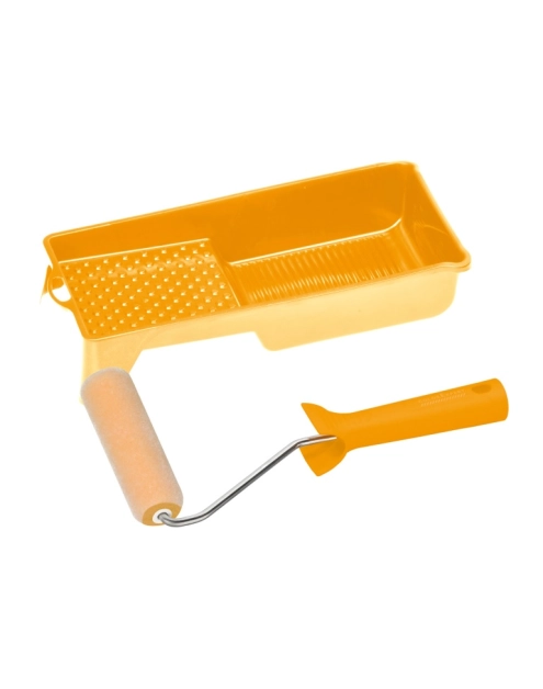 Zdjęcie: Wałek rolka - flokowany 11 cm, obustronnie zaokrąglony z kuwetą 15x32 cm CIRET