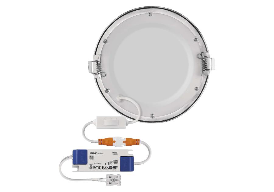 Zdjęcie: Panel LED wpuszczany Nexxo, okrągły, srebrny, 12W, CCT EMOS