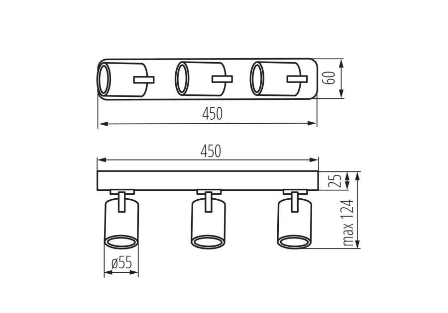 Zdjęcie: Oprawa oświetleniowa KB Dono EL-3I B KINGBERRY