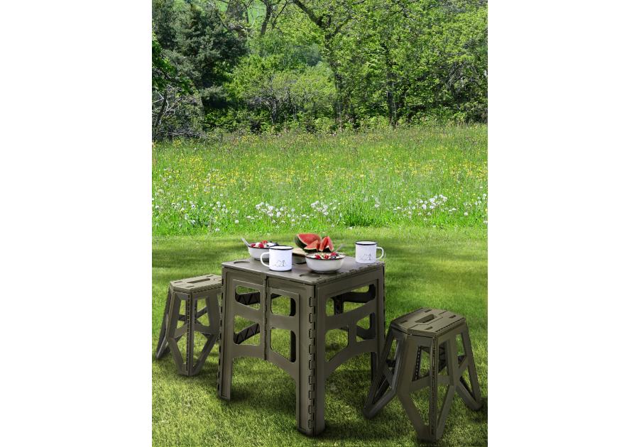 Zdjęcie: Krzesło turystyczne składane Tom olive KEEEPER