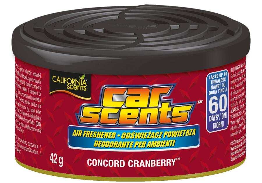 Zdjęcie: Puszka zapachowa Concord Cranberry 42 g CALIFORNIA SCENTS