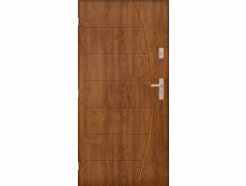 Drzwi zewnętrzne korab złoty dąb 90l komplet PANTOR