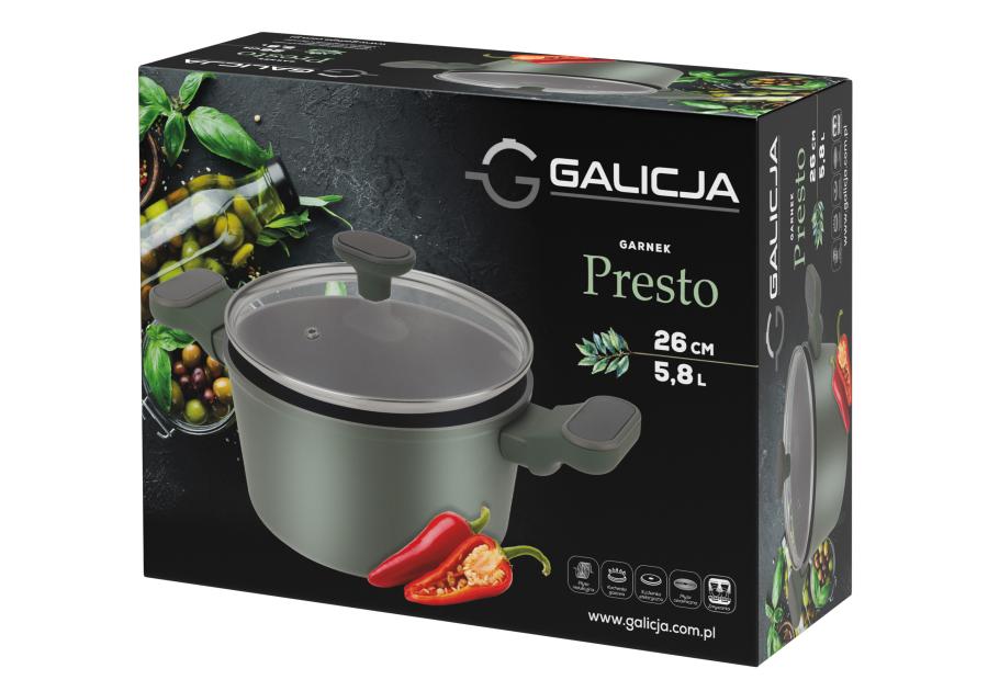 Zdjęcie: Garnek Presto 26 cm 5,8 L 25929 GALICJA