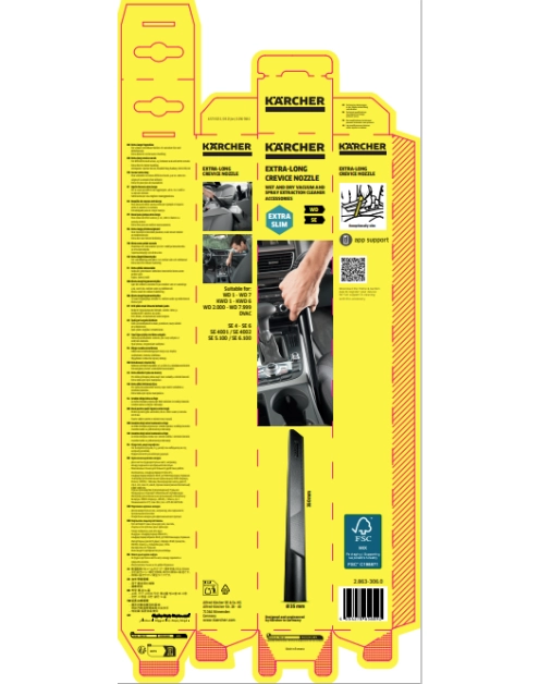 Zdjęcie: Ssawka szczelinowa extra długi WD KARCHER
