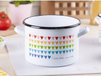 Zdjęcie: Garnek Love prosty 20 cm - 4,8 L L biały SILESIA