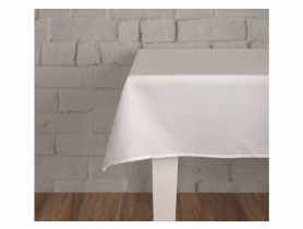 Obrus żakardowy Diamante 130x180 cm biały BBK