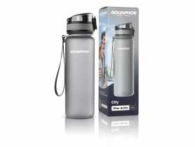 Butelka filtrująca 500 ml City szara AQUAPHOR