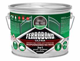 Farba antykorozyjna Ferrobond Ultra półmat brąz 2,5 L JURGA