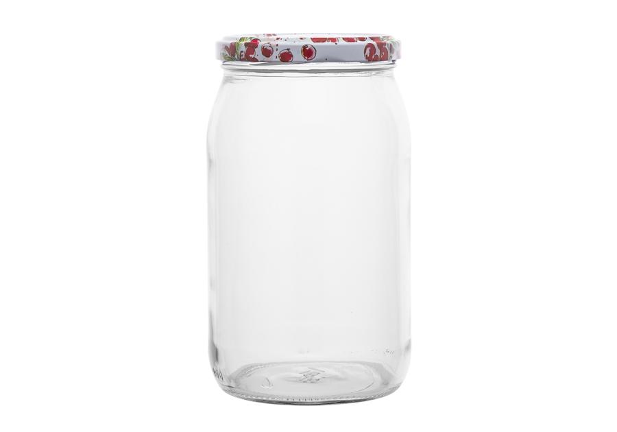 Zdjęcie: Komplet 6 słoików Spiżarnia Pani Domu 900 ml z zakrętką fi 82 6-zaczepową ALTOM DESIGN