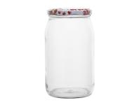 Zdjęcie: Komplet 6 słoików Spiżarnia Pani Domu 900 ml z zakrętką fi 82 6-zaczepową ALTOM DESIGN