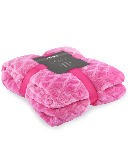 Zdjęcie: Koc Sardi amarant 70x150 cm DECOKING