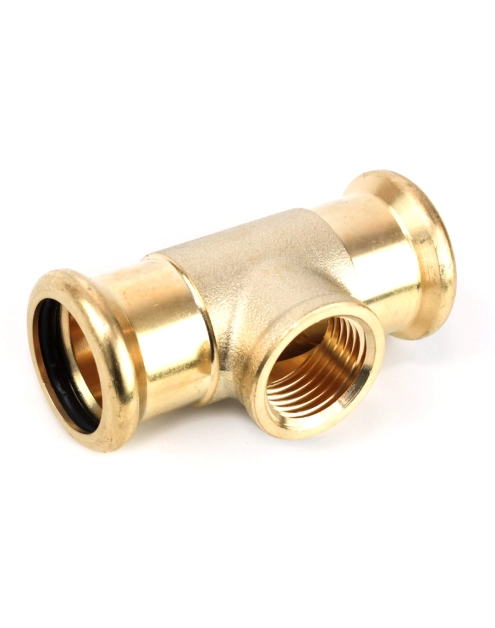 Zdjęcie: Trójnik zaciskany profil M do wody 35x1/2" gwx35 CALIDO