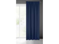 Zdjęcie: Zasłona gotowa Logan na taśmie 135x270 cm granatowy EUROFIRANY