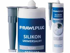 Silikon uniwersalny szary 300 ml RAWLPLUG