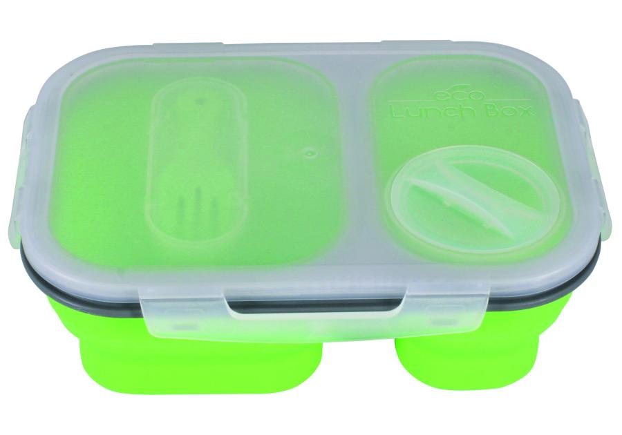 Zdjęcie: Lunch box Jelly 21,5x15,5x7 cm silikon AMBITION