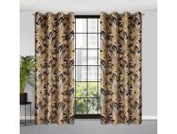 Zdjęcie: Zasłona gotowa Adel140 x 250 cm czarny EUROFIRANY