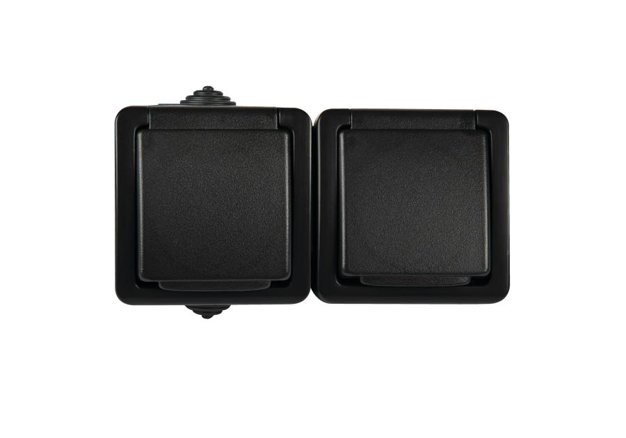 Zdjęcie: Gniazdo zasilające francuskie x2 Tekno 05-1254-141 MOWION