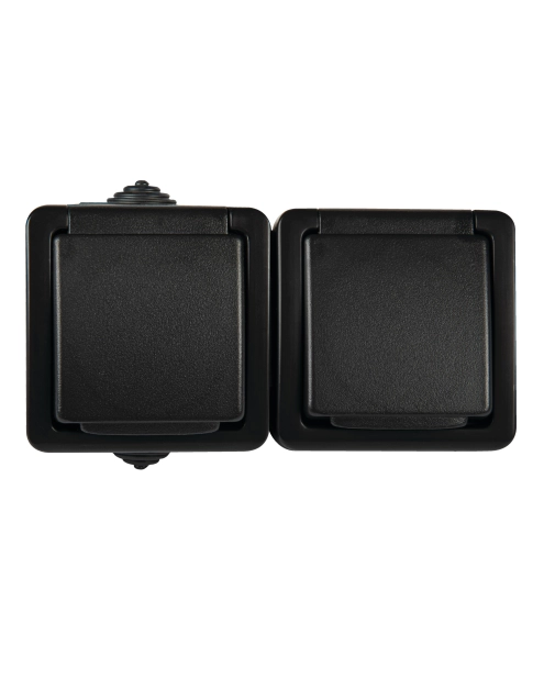 Zdjęcie: Gniazdo zasilające francuskie x2 Tekno 05-1254-141 MOWION