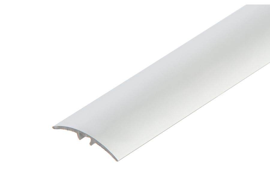 Zdjęcie: Listwa ochronna AL wcisk wąski 30 mm 5w1 klejona L= 2,79 m Srebrny anoda mat CEZAR