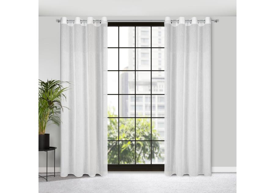 Zdjęcie: Firana gotowa Marisa 140 x 250 cm biały EUROFIRANY