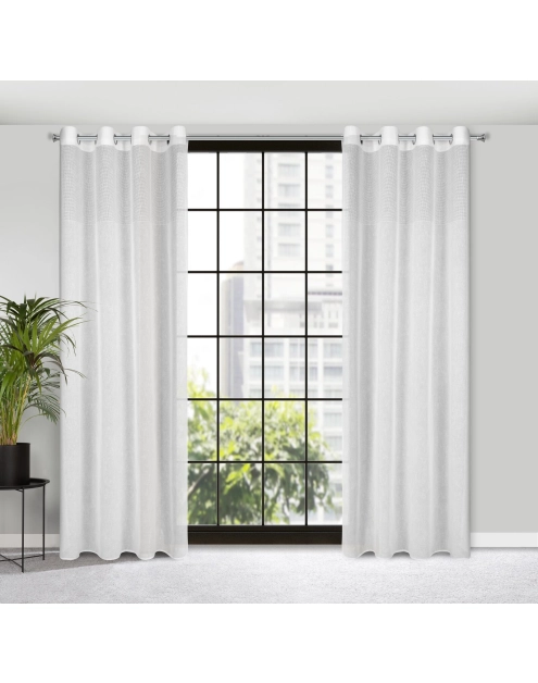 Zdjęcie: Firana gotowa Marisa 140 x 250 cm biały EUROFIRANY