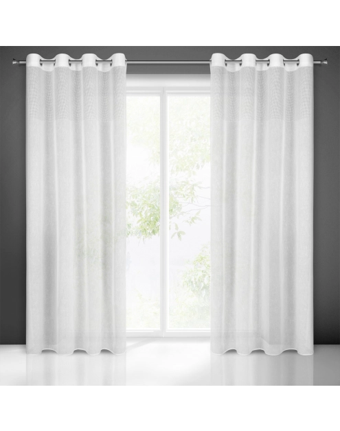 Zdjęcie: Firana gotowa Marisa 140 x 250 cm biały EUROFIRANY