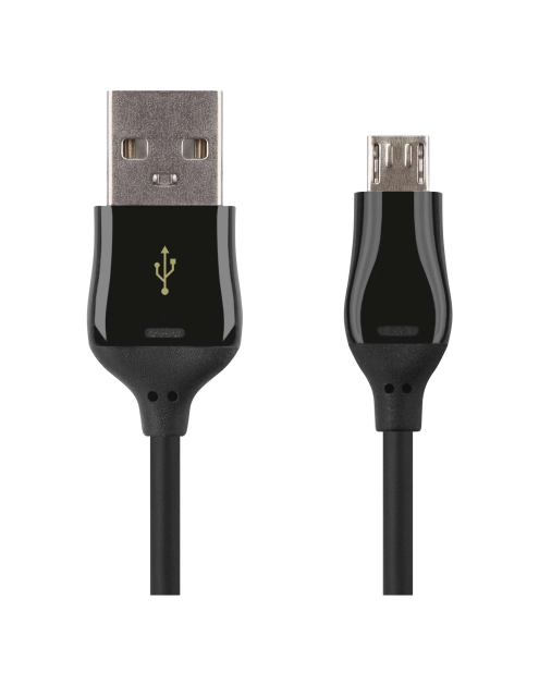 Zdjęcie: Kabel USB 2.0, wtyk A - micro B, ładowanie Quick Charge, transmisja danych, 1 m, czarny EMOS