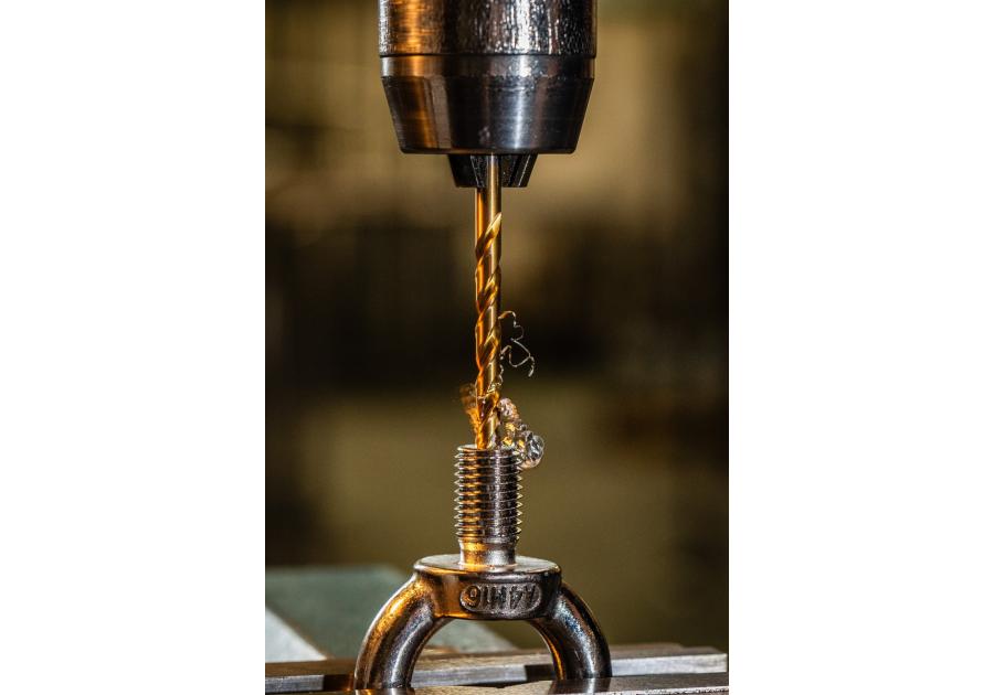 Zdjęcie: Wiertło do metalu Inox HSS-E TiN 1.0 mm DIN338, 2 sztuki STALCO PERFECT