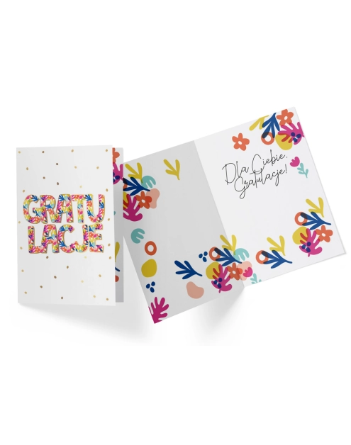 Zdjęcie: Karnet PP-2208 Gratulacje KUKARTKA