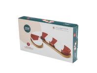 Zdjęcie: Zestaw naczyń na podstawie bambusowej 30x16,5x3,5 cm dekoracja cukrowa laseczka ALTOM DESIGN