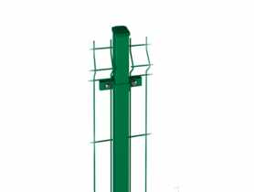 Słupek Omega 60x40 ocynk + ral 6005 długość 2,40  WIŚNIOWSKI