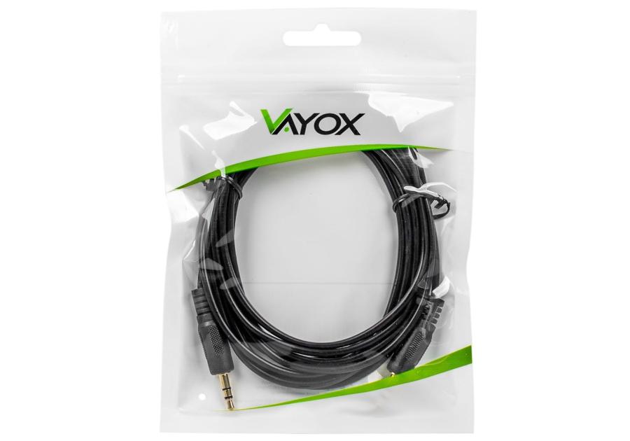 Zdjęcie: Kabel JACK 3,5 mm wtyk - Jack 3,5 mm wtyk 3m (LB0026) VA0164-3 VAYOX