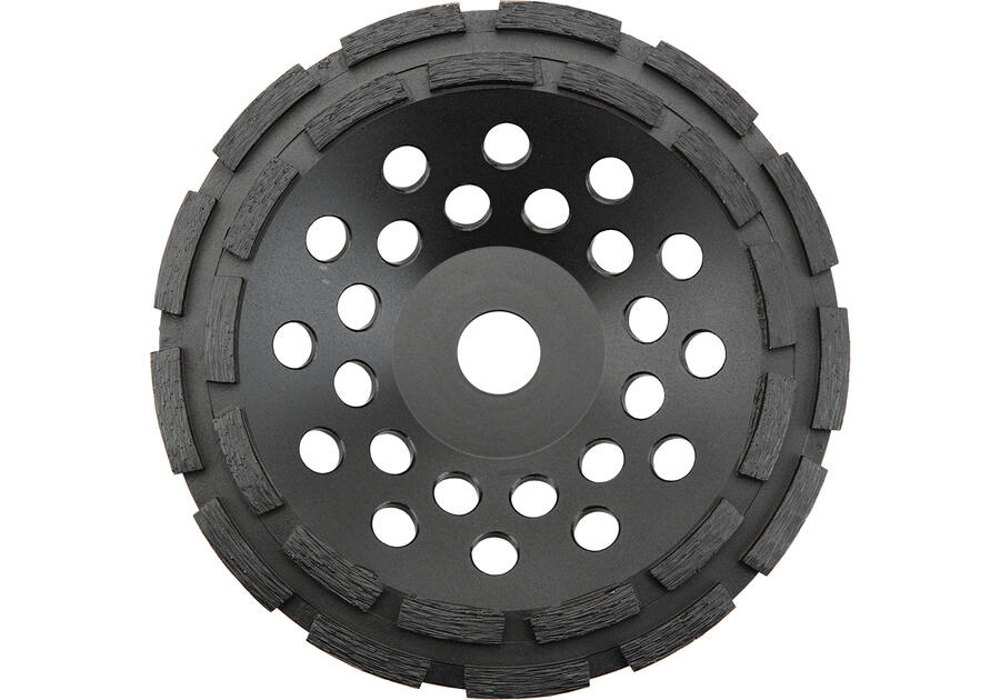 Zdjęcie: Diamentowa tarcza szlifierska 115x5x22,2mm segmentowa podwójna GRAPHITE