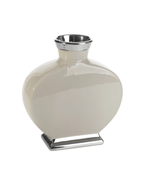 Zdjęcie: Wazon Emmy 25x10x27 cm beżowo-srebrny EUROFIRANY