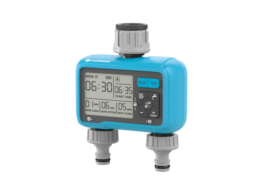 Zdjęcie: Sterownik nawadniania elektroniczny Chronos Cellpro 2-sekcyjny CELL-FAST