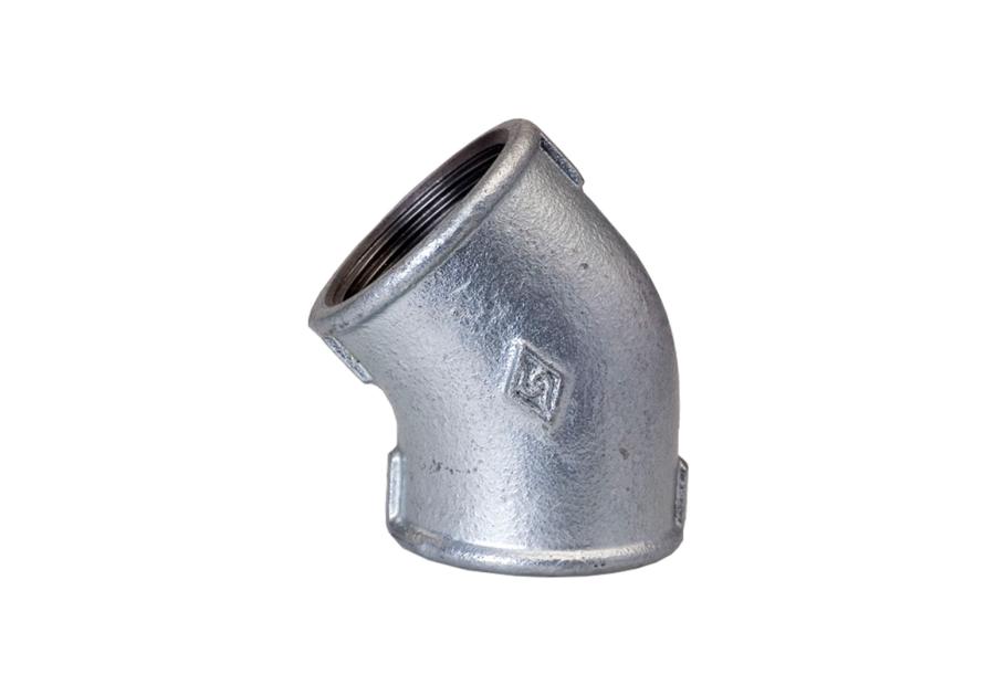 Zdjęcie: Kolano 45-1/2" wew/wew ocynk DURO