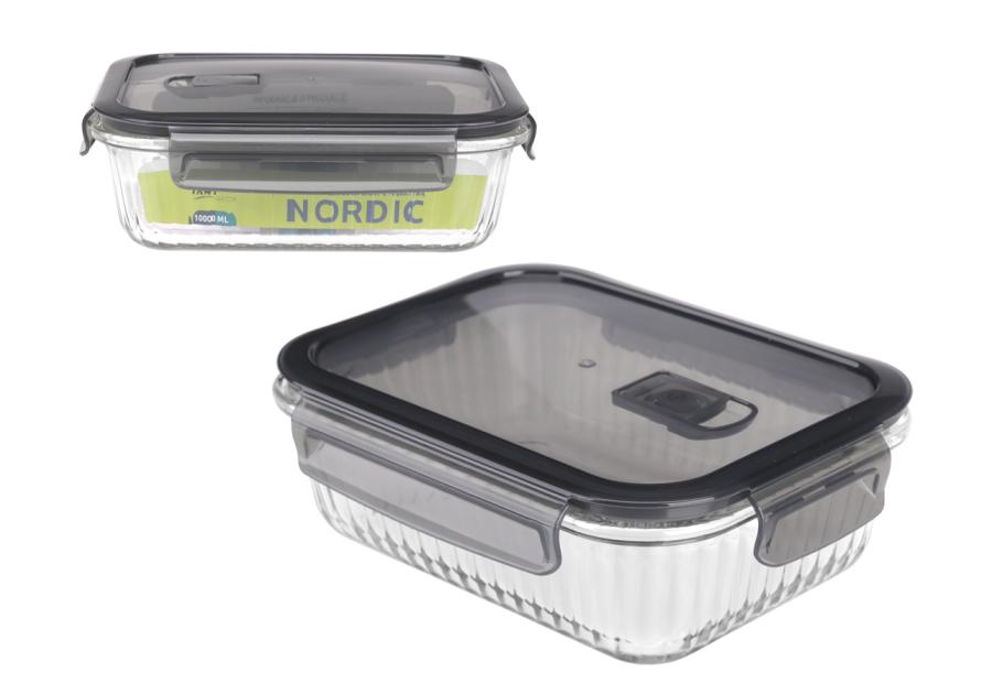 Zdjęcie: Pojemnik żaroodporny Nordic 1000 ml prostokątny 91465 RAVI