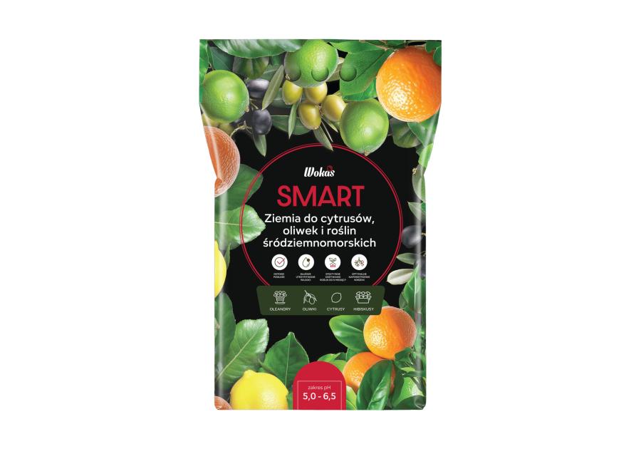 Zdjęcie: Ziemia do cytrusów i roślin śródziemnomorskich 5 L SMART