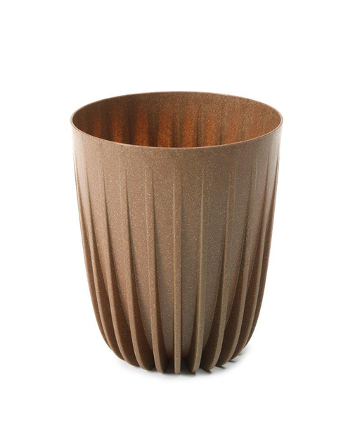 Zdjęcie: Doniczka Mira eco wood 19 cm naturalne drewno LAMELA