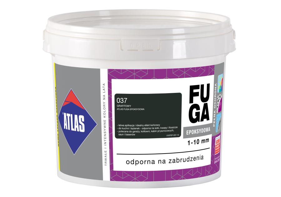 Zdjęcie: Fuga epoksydowa 1-10 mm grafitowy 5 kg ATLAS