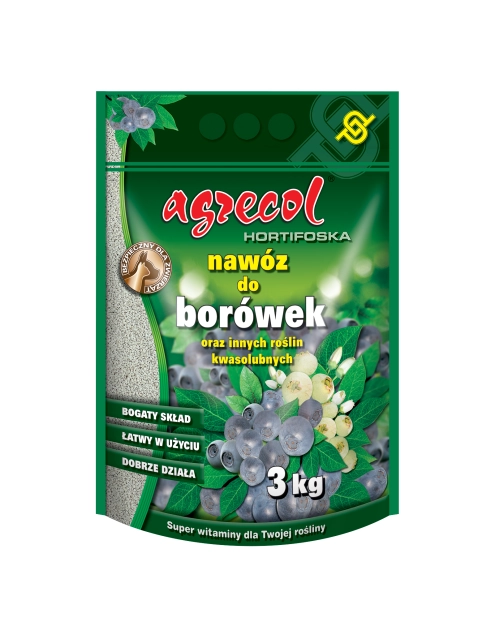 Zdjęcie: Nawóz do borówek oraz innych roślin kwasolubnych Hortifoska 3kg AGRECOL