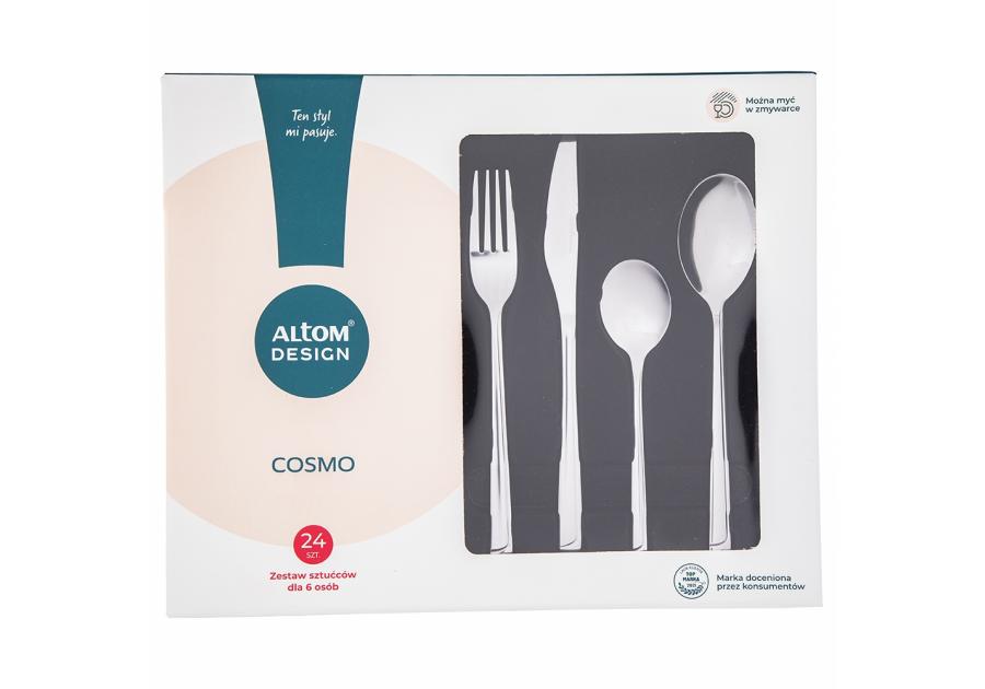 Zdjęcie: Komplet 24 sztućców pudełko flok new Cosmo ALTOMDESIGN
