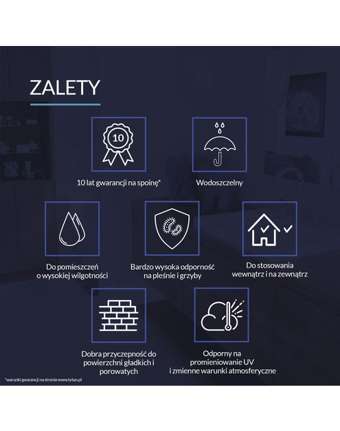 Zdjęcie: Silikon sanitarny biały UPG 280 ml TYTAN PROFESSIONAL