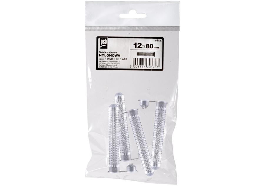 Zdjęcie: Tuleja siatkowa nylonowa 12x80 mm PSB SILA