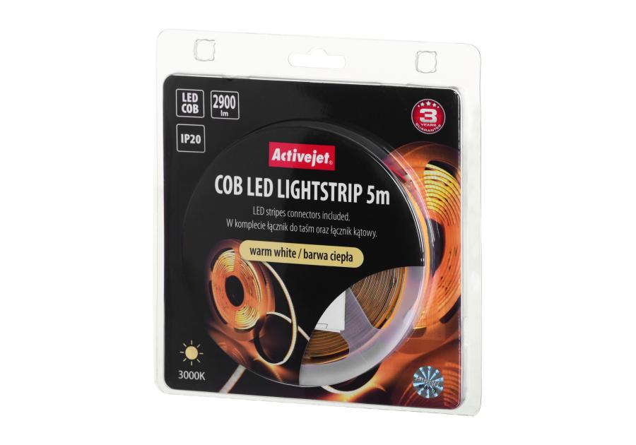 Zdjęcie: Taśma Led COB 5 m barwa ciepła IP20 ACTIVEJET